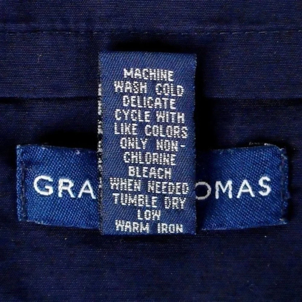 Grant Thomas Mens Swim Trunks M Blue Elastic Waist Mesh Lined Pockets Drawstring